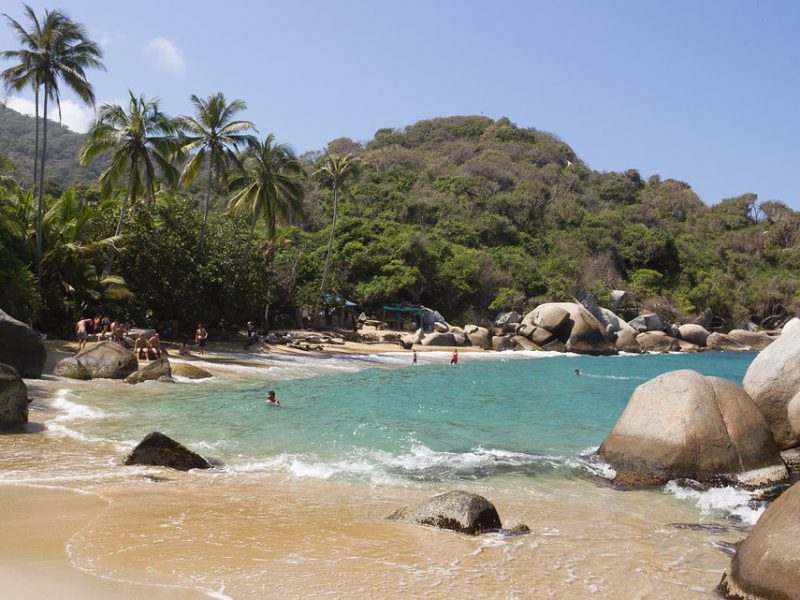 Playa Arenilla Parque Tayrona Santa Marta