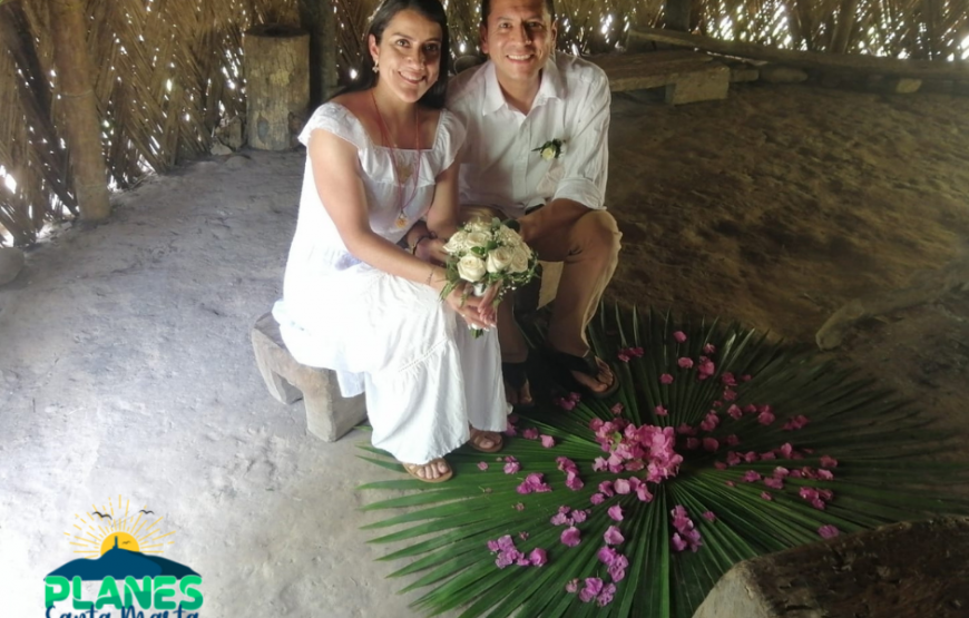 Matrimonio Indígena Kogui en Bohío Indígena