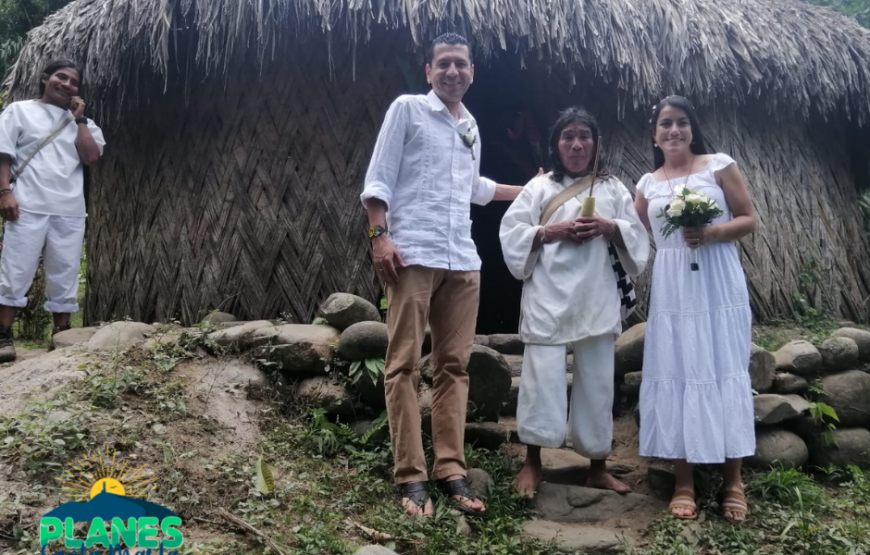 Matrimonio Indígena Kogui en Bohío Indígena