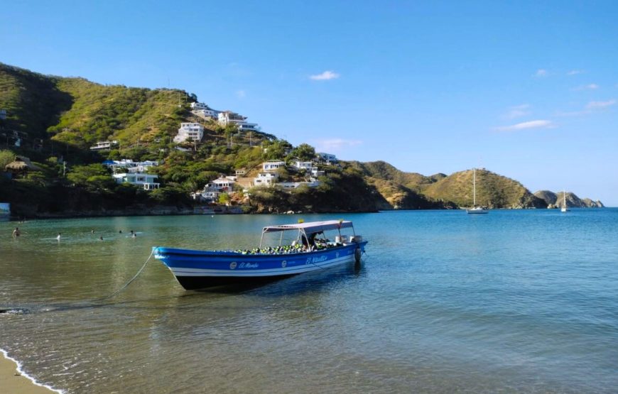 Tour Playa Cristal en Lancha desde el Centro de Santa Marta