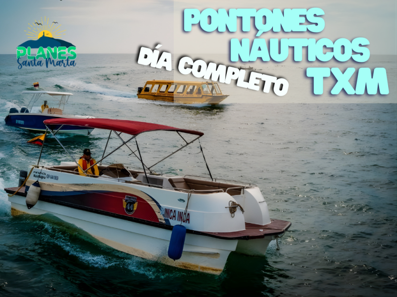 Pontones Náuticos TXM Cap 12 Personas Día Completo