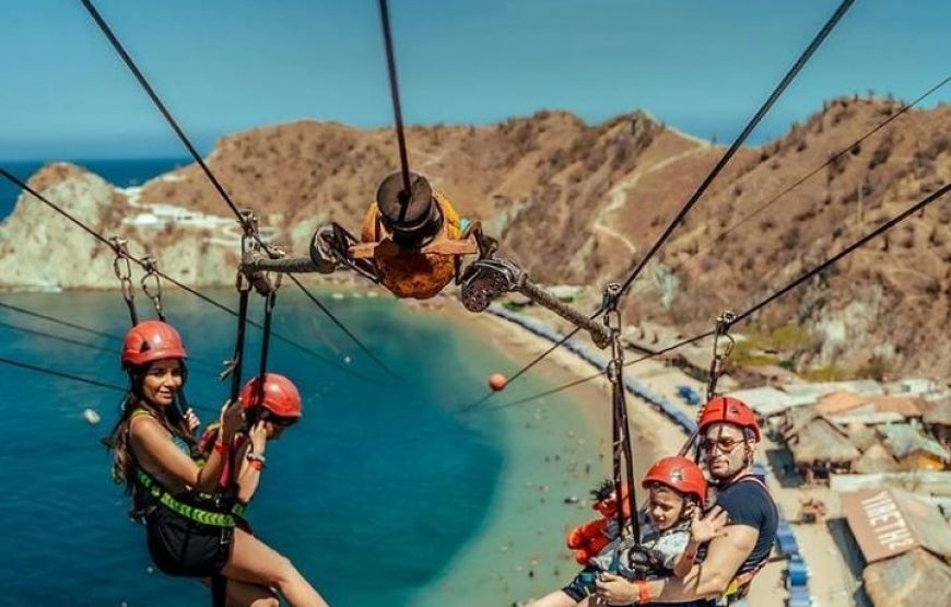 Acuario y Playa Blanca Completo con 1 Trayecto CANOPY y Show de Delfines