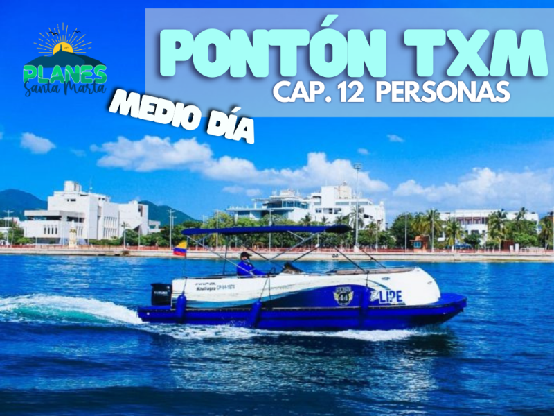 Pontón TXM Cap. 12 Personas Media Día