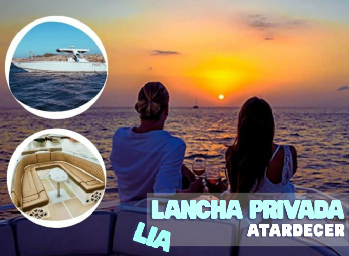 Atardecer en lancha privada Santa Marta