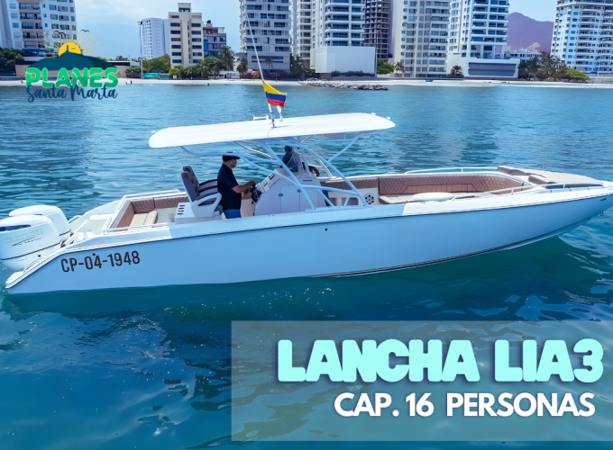 Lancha Santa Marta REF LIA3 16 personas
