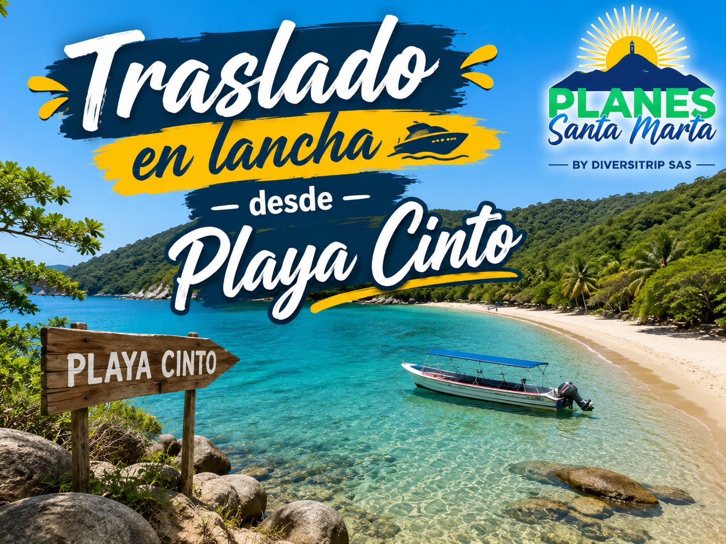 Traslado en lancha regreso desde Playa Cinto