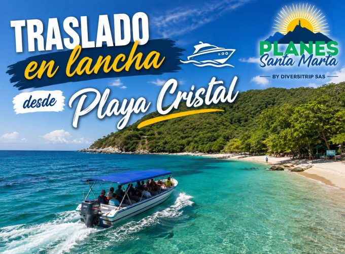 Traslado en lancha desde Playa Cristal