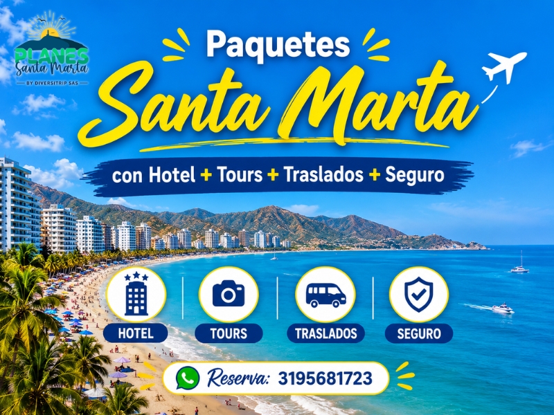 Paquetes Santa Marta con Hotel, Tours y Traslados